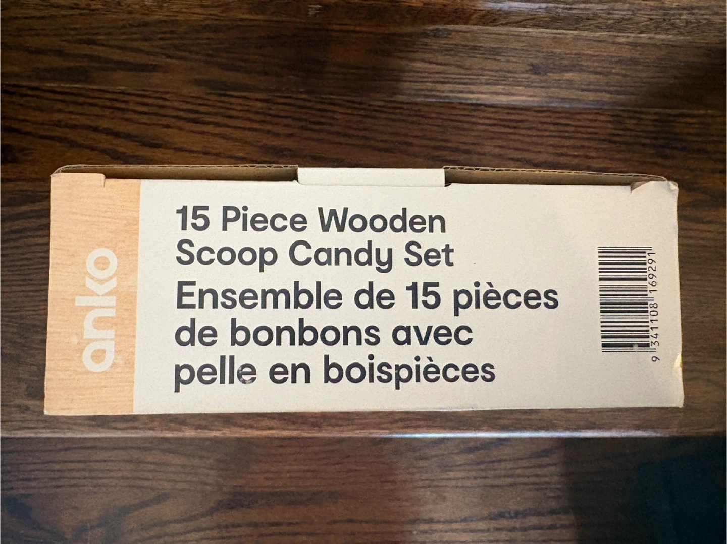 Anko Pastel Multi 15-Piece Wooden Scoop Candy Play Set - photo 2