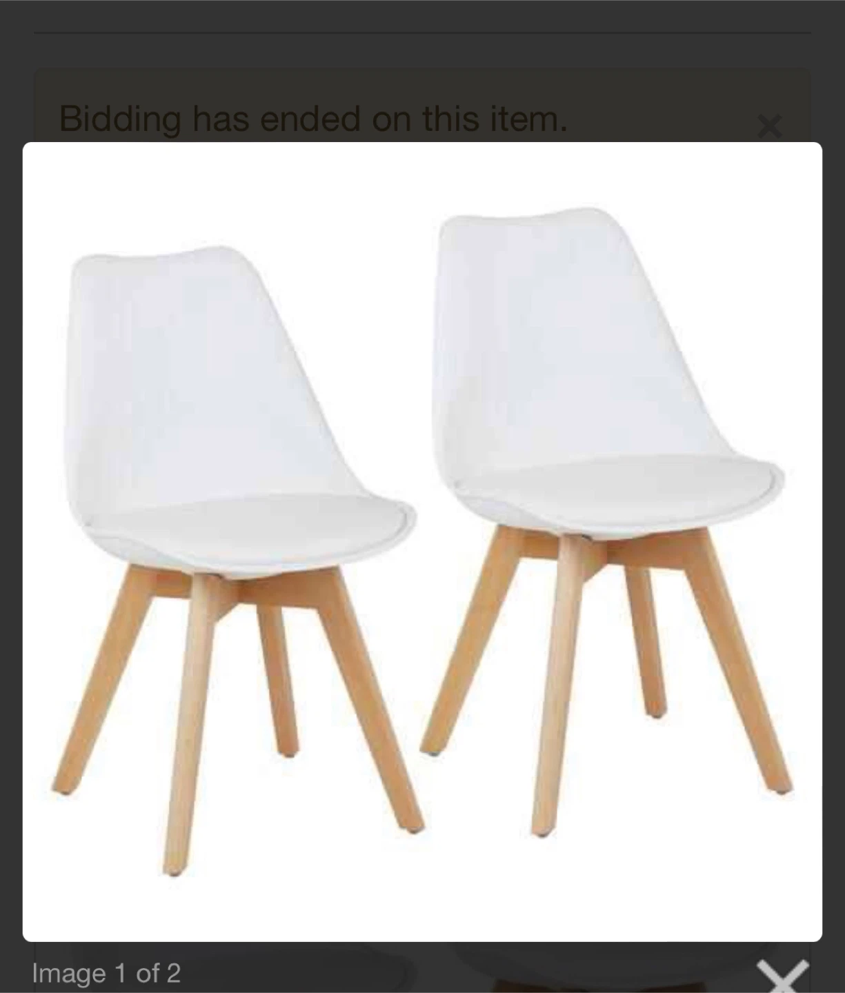 White Chairs - Set of 2