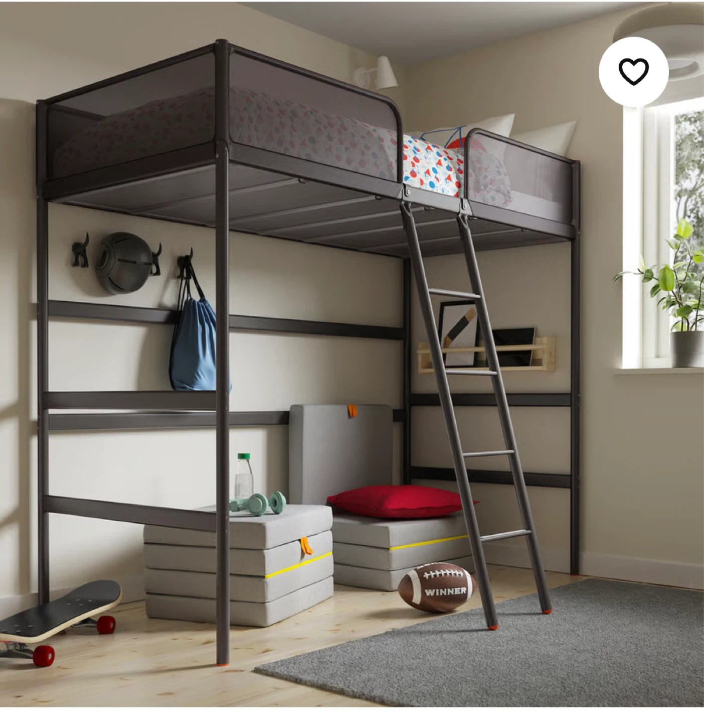 IKEA Loft Bed Frame with Ladder