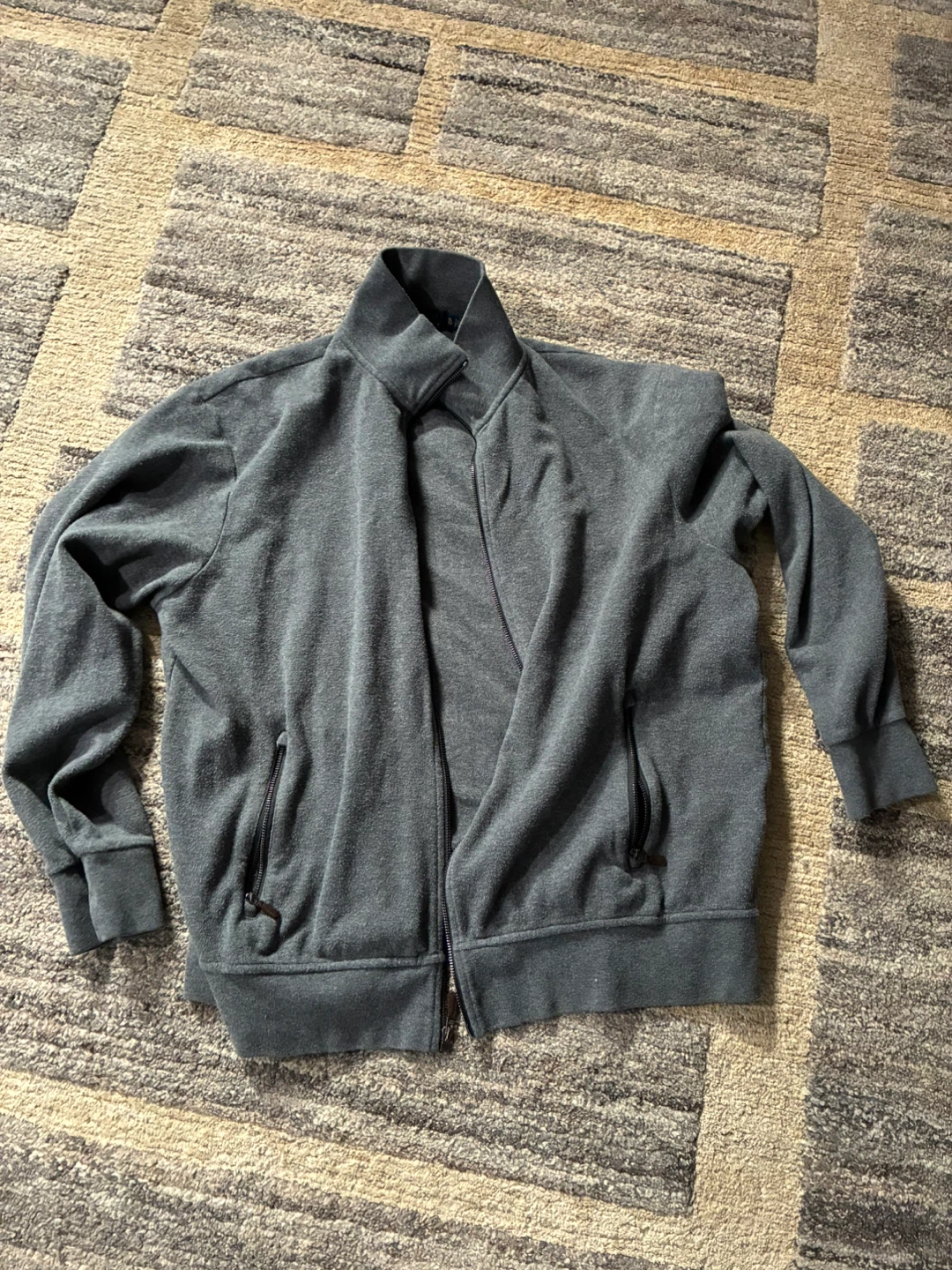 Polo Ralph Lauren Full Zip Track Jacket - Gray - XL
