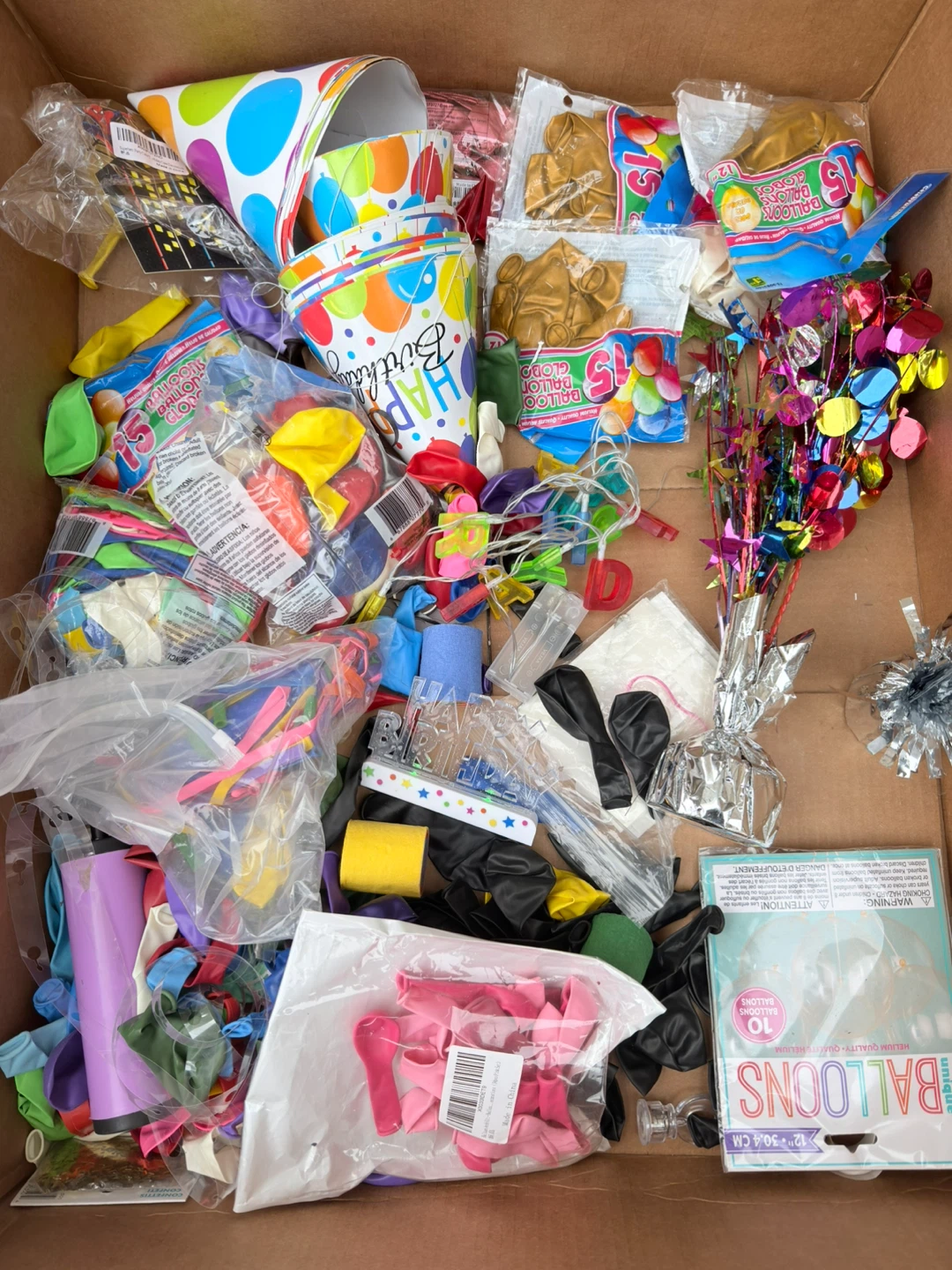 Birthday/ Party Supplies Bundle and Christmas Ornaments