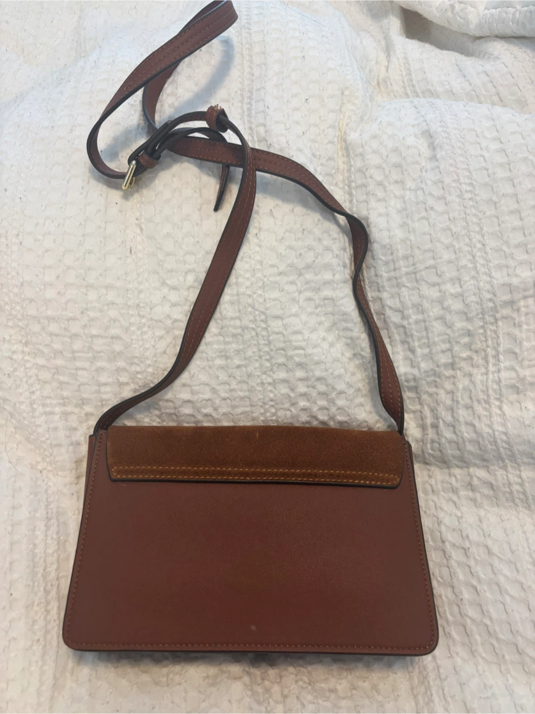 Chloé Brown Suede & Leather Crossbody Bag - photo 2