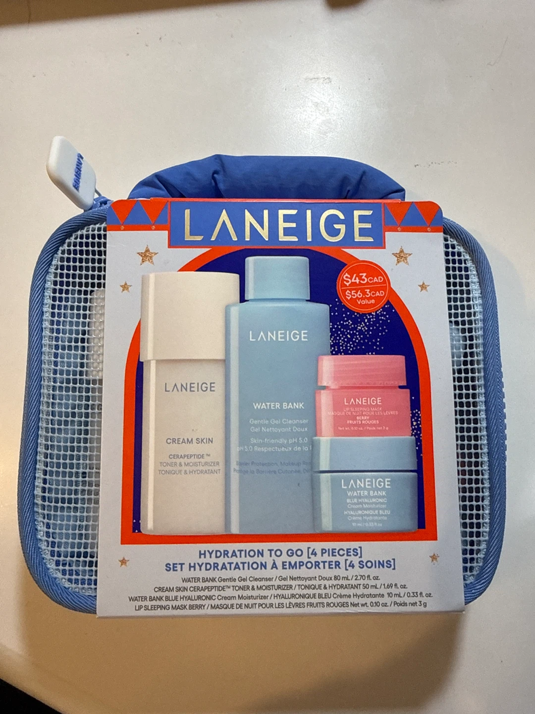 Brand New Laneige Hydration To Go Set