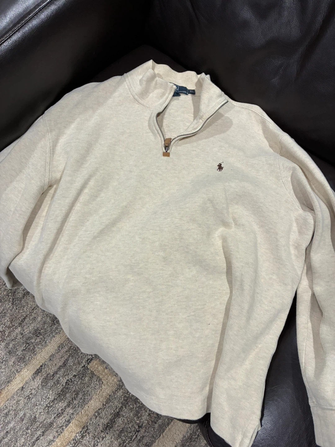 Polo Ralph Lauren 1/4 Zip Pullover Sweater - XL