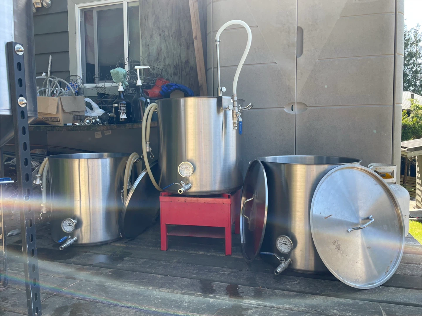 100L Stainless Steel Brewing Kettle Set