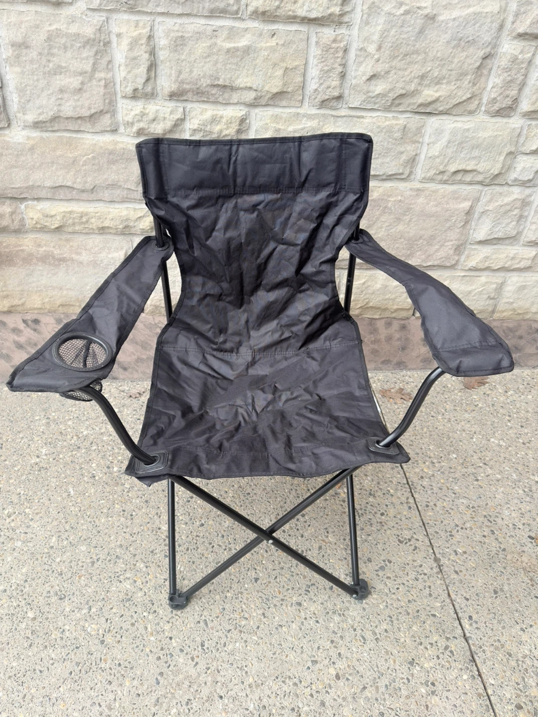 Black Folding Camp Chairs (4 Pack) - Ozark Trail