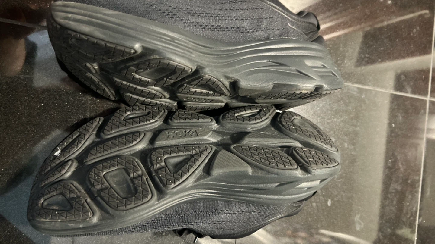Hoka Bondi 8 Running Shoes Black Women-9 - photo 2