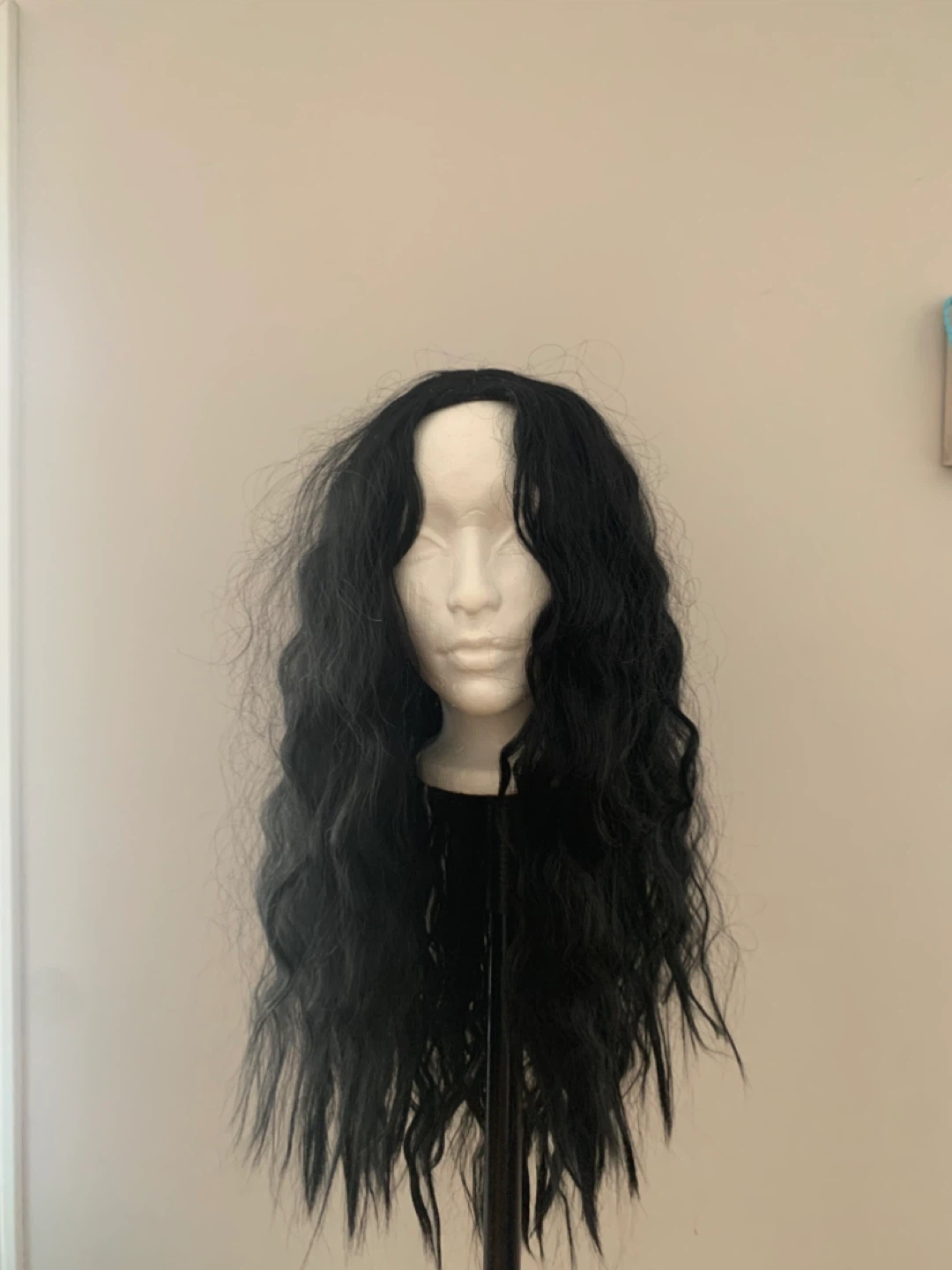 Long Black Wavy Wig