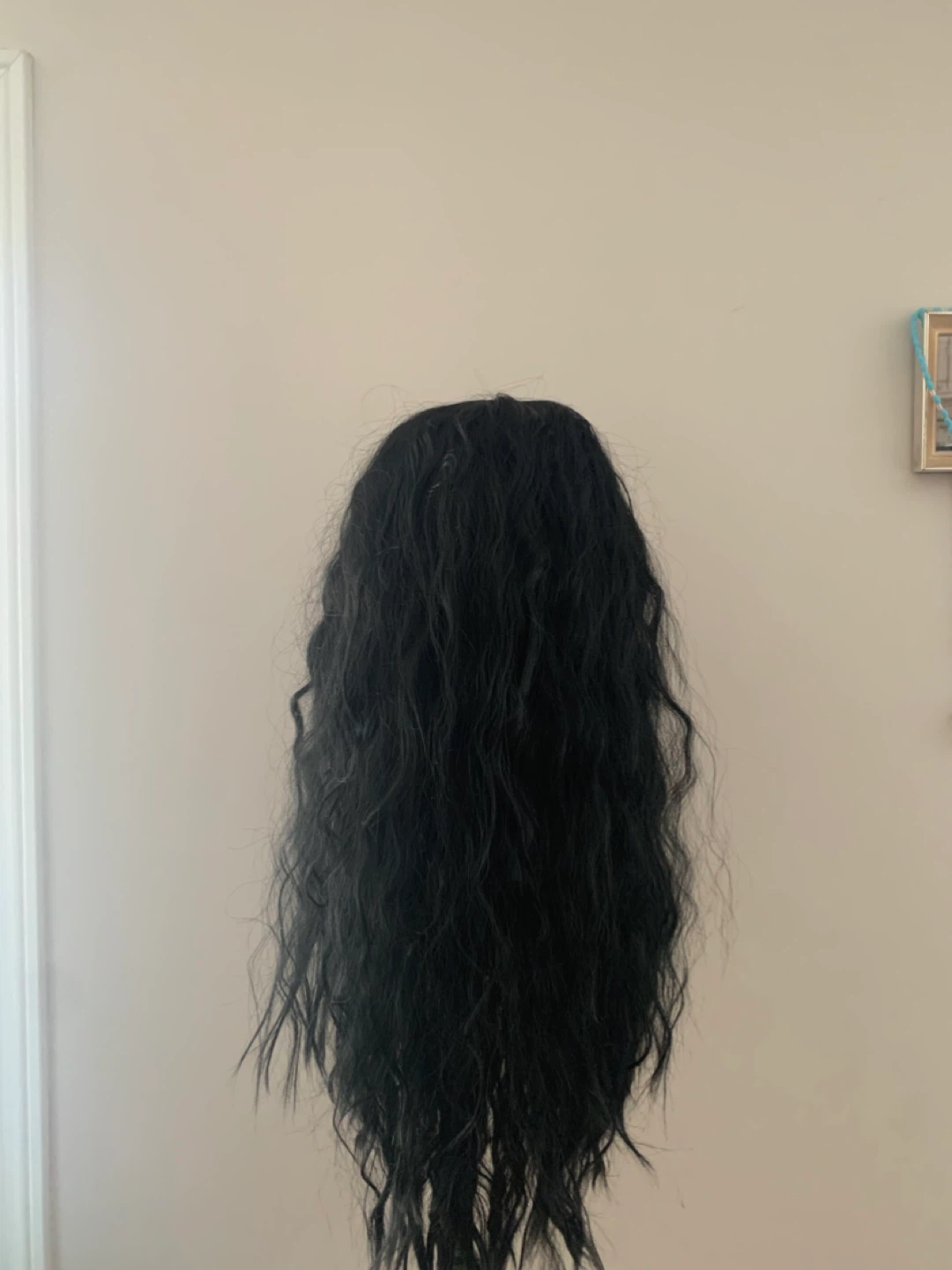 Long Black Wavy Wig - photo 2