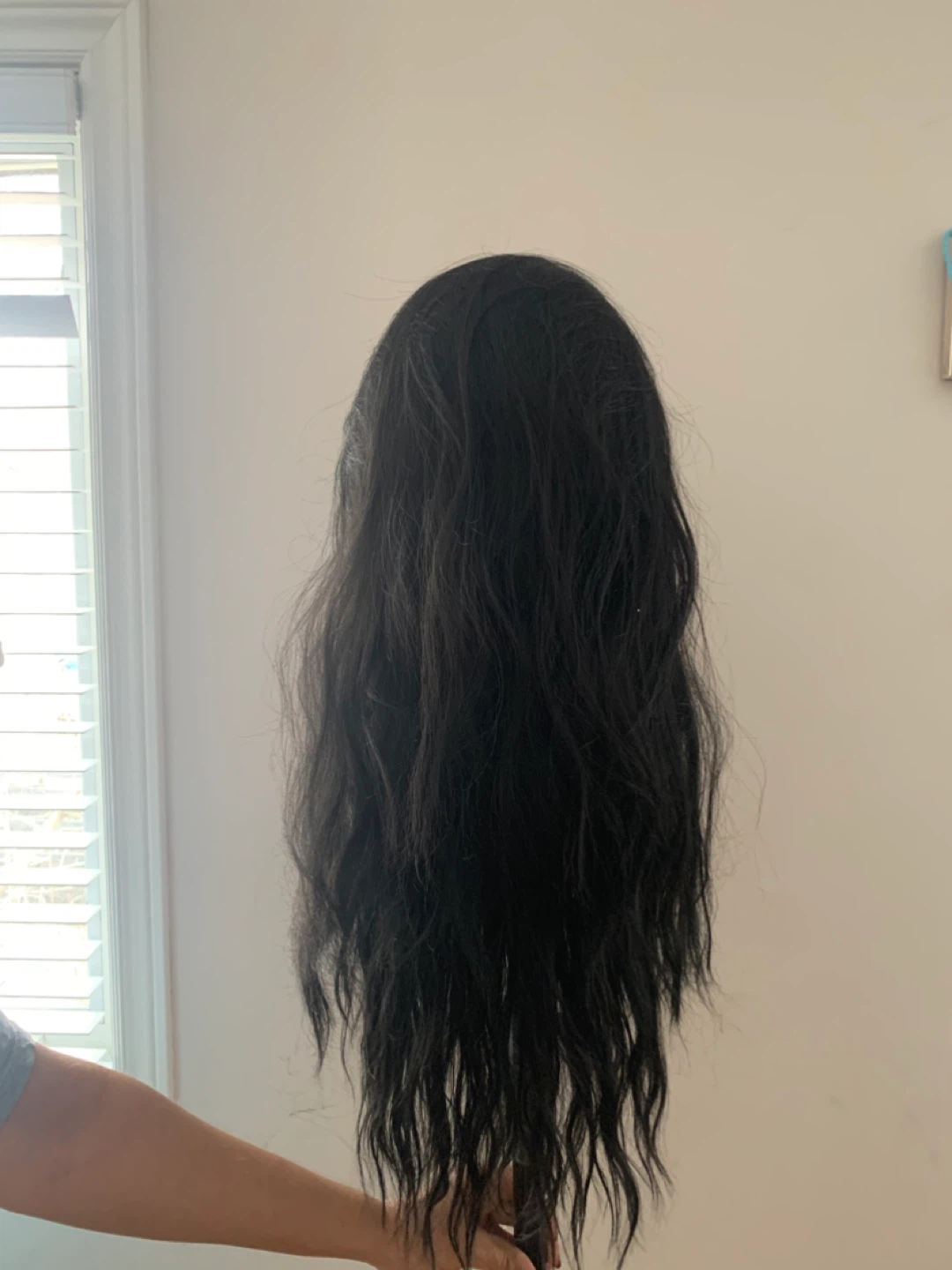 Black Wavy Lace Front Wig - photo 2