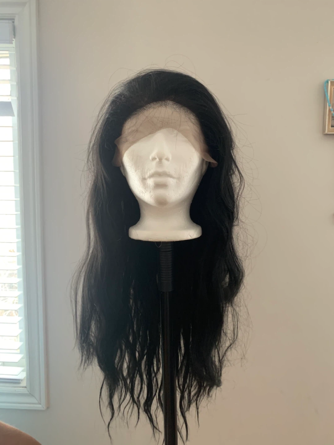 Black Wavy Lace Front Wig