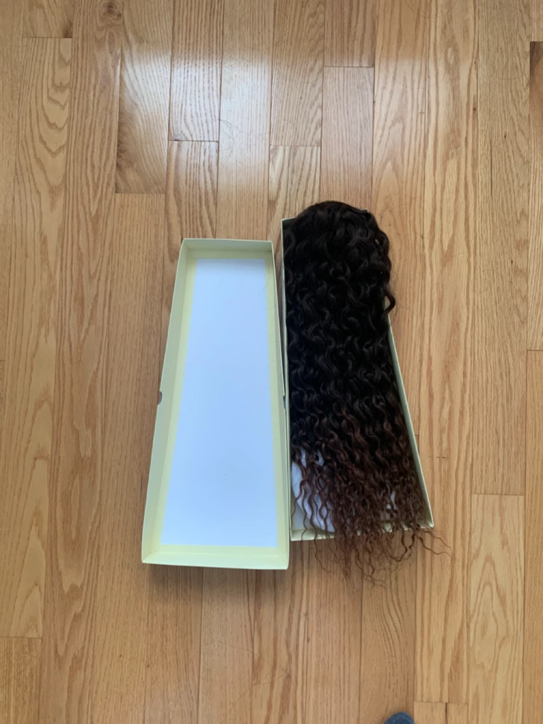 Wigs - Black and Brown Curly Hair