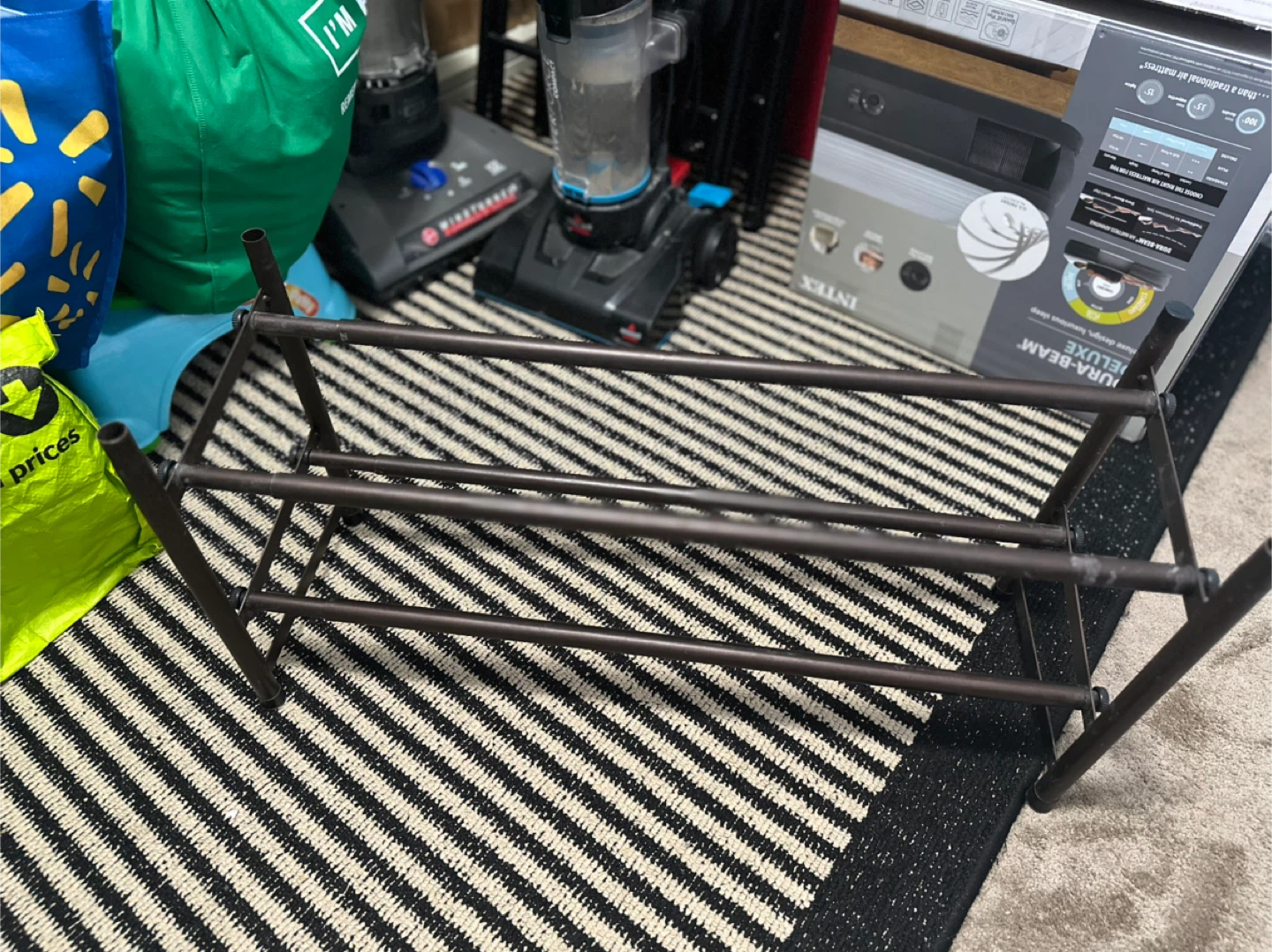 3-Tier Metal Shoe Rack