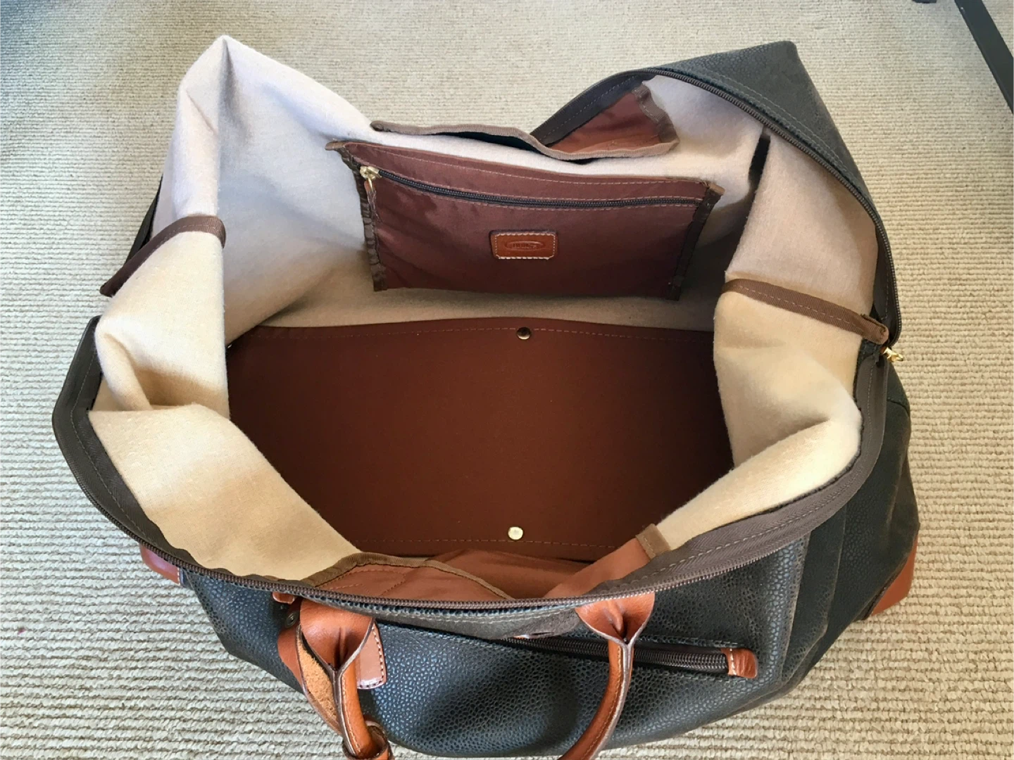 Brics Made in Italy Leather Duffle Bag Weekender - photo 2