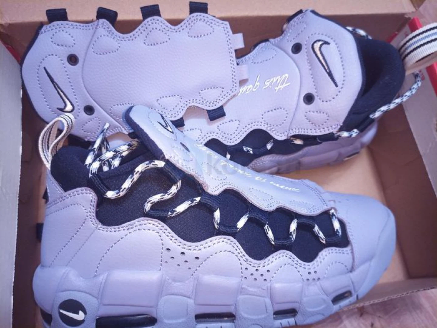 🥕 Nike Air More Money "This is Money" Lavender Sneakers - photo 2