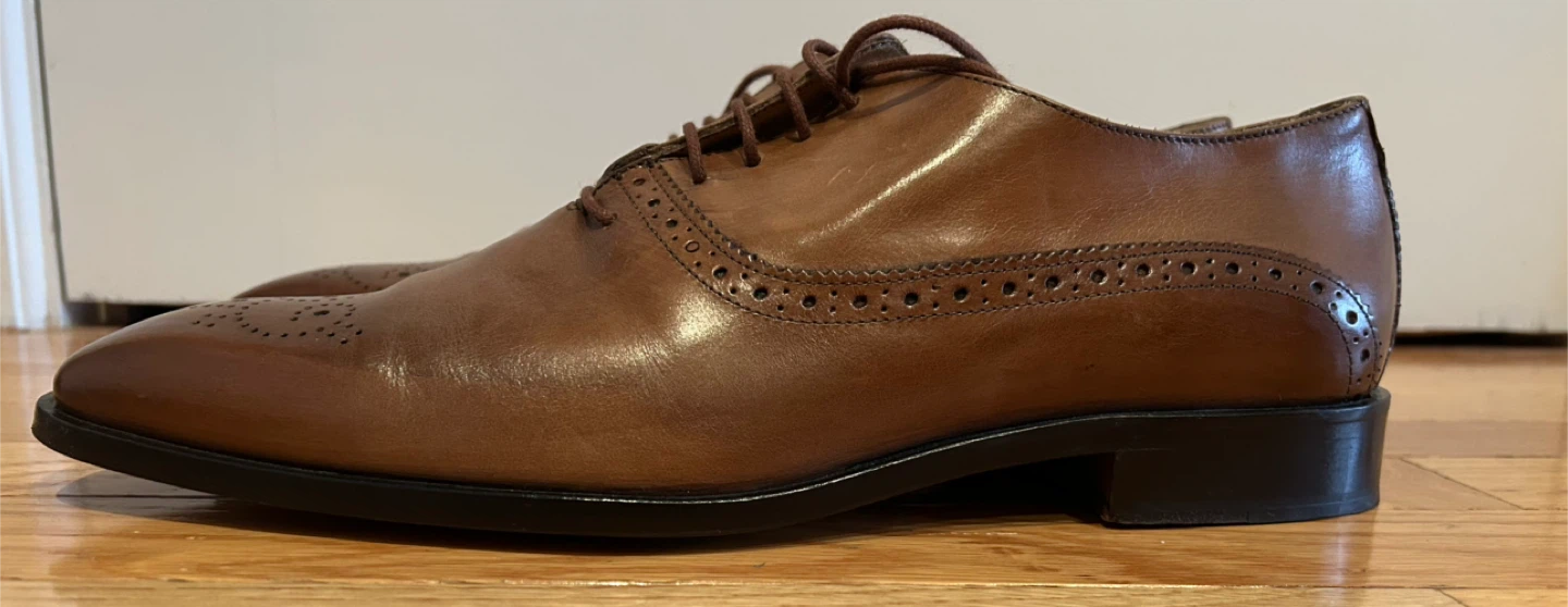 Merena Fiorentina Men's Brown Leather Oxford Shoes