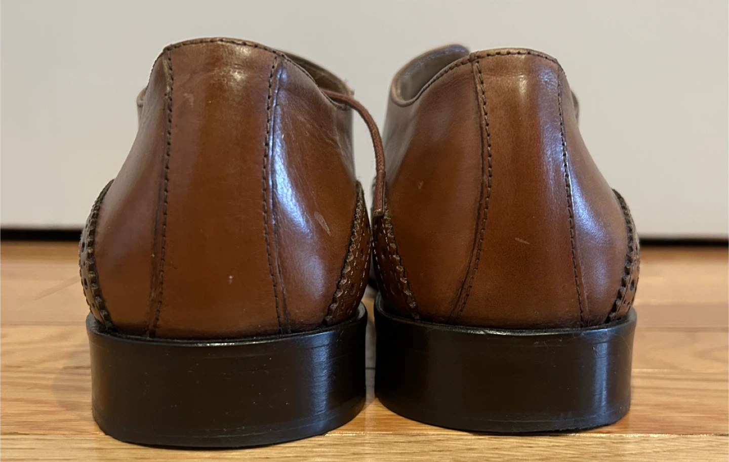 Merena Fiorentina Men's Brown Leather Oxford Shoes - photo 2