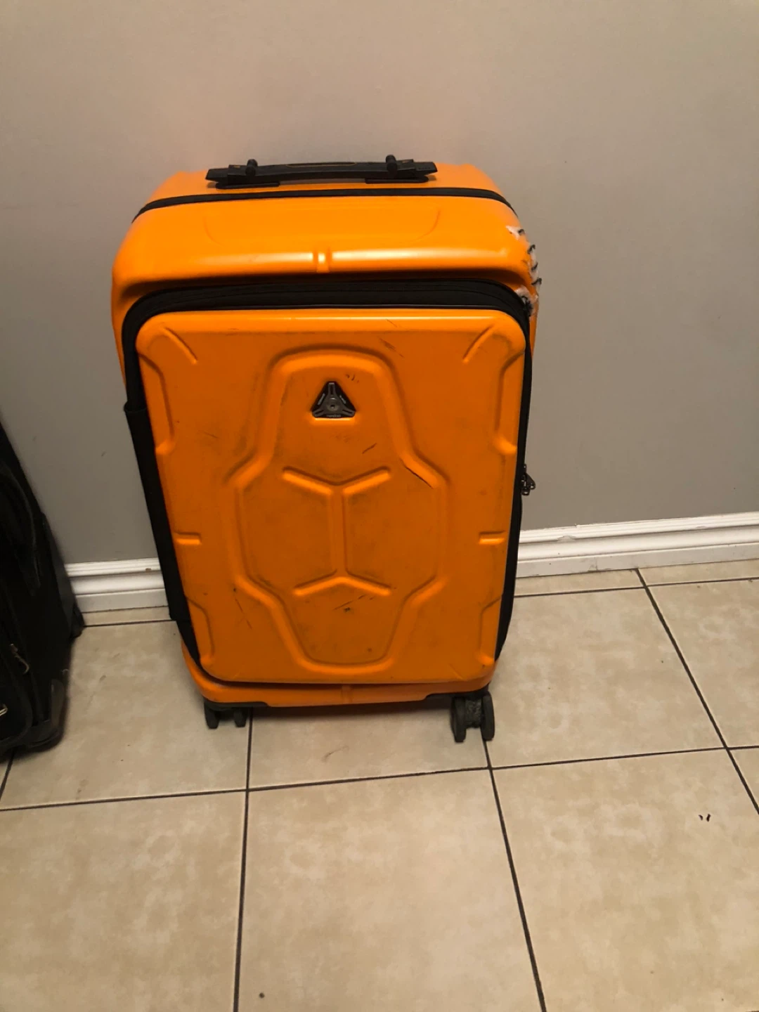 Orange Hard-shell Carry-on Suitcase