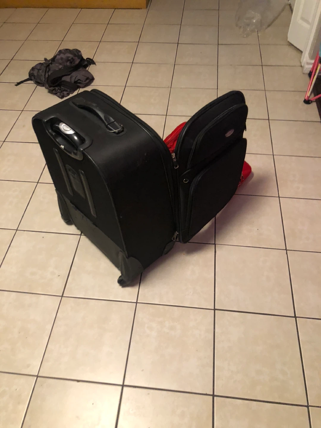 Black Softside Rolling Suitcase - photo 3