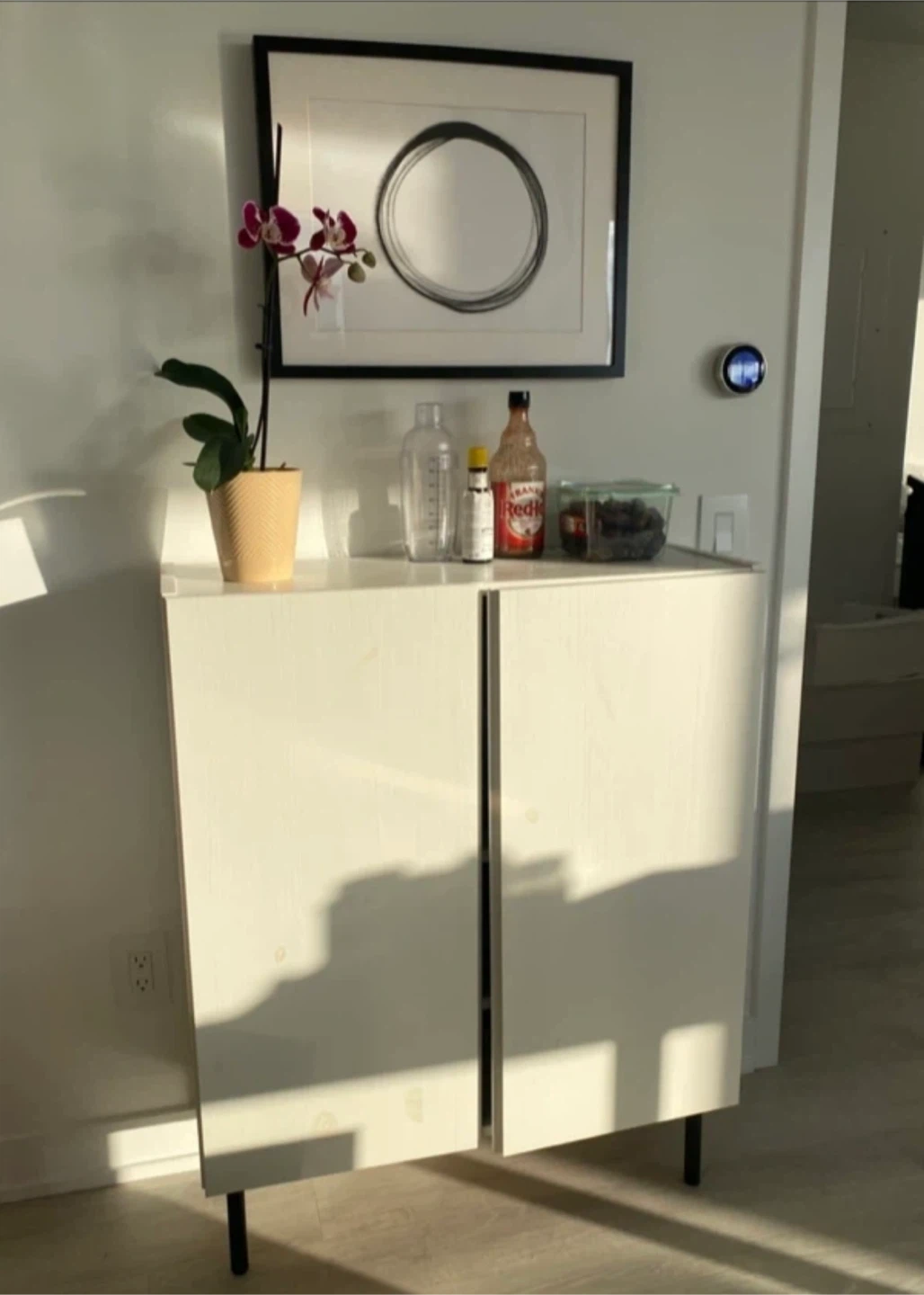IVAR IKEA Cabinet painted with Black Legs