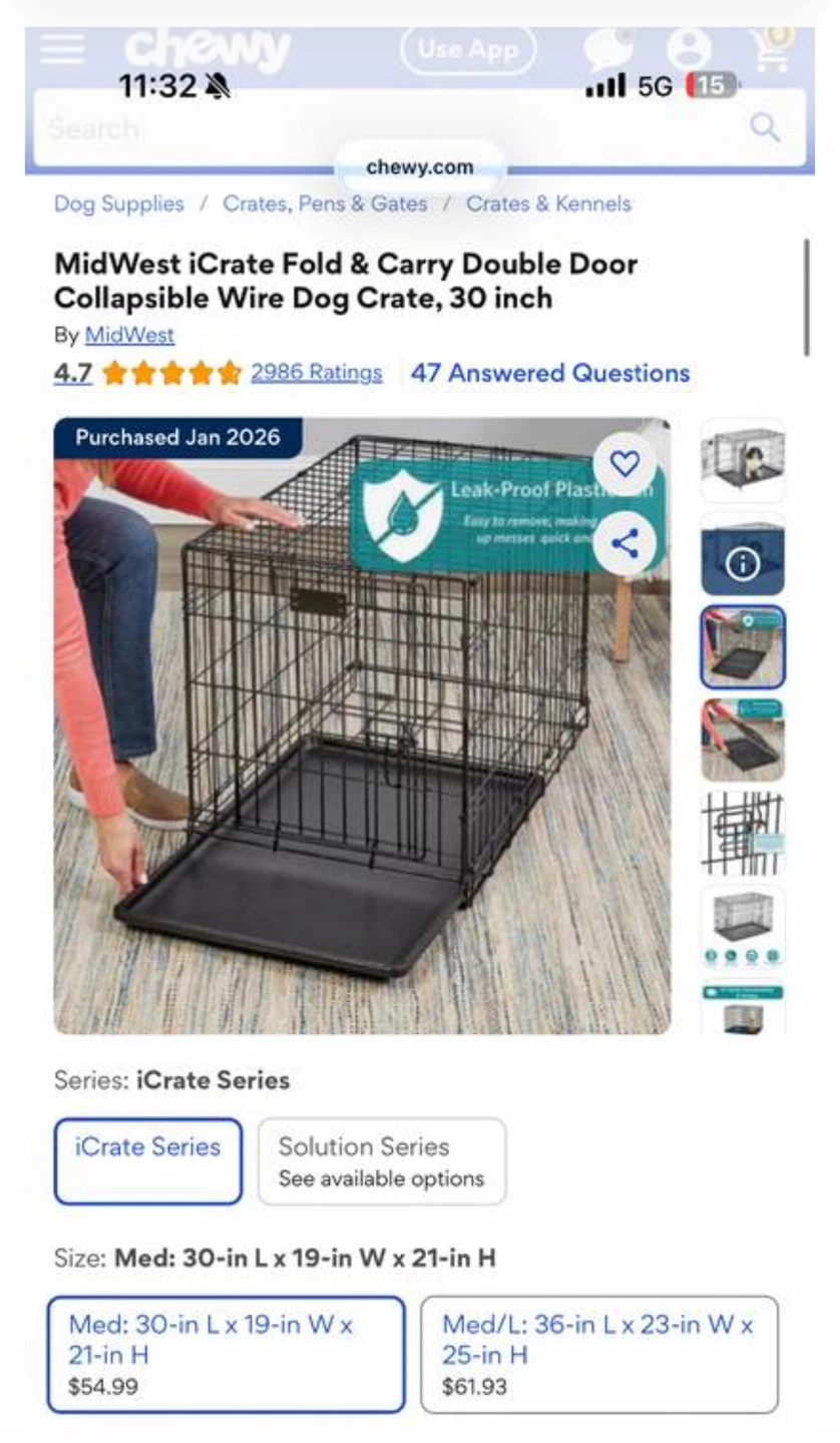 BRAND NEW Dog Crate