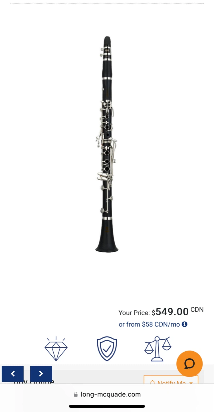 Carlton Clarinet with Case - photo 4