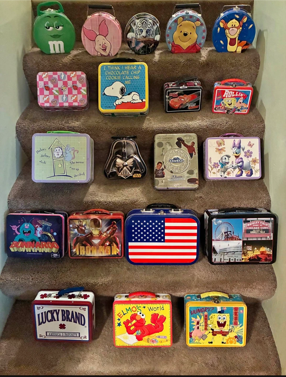 50 -Different Tin lunch boxes