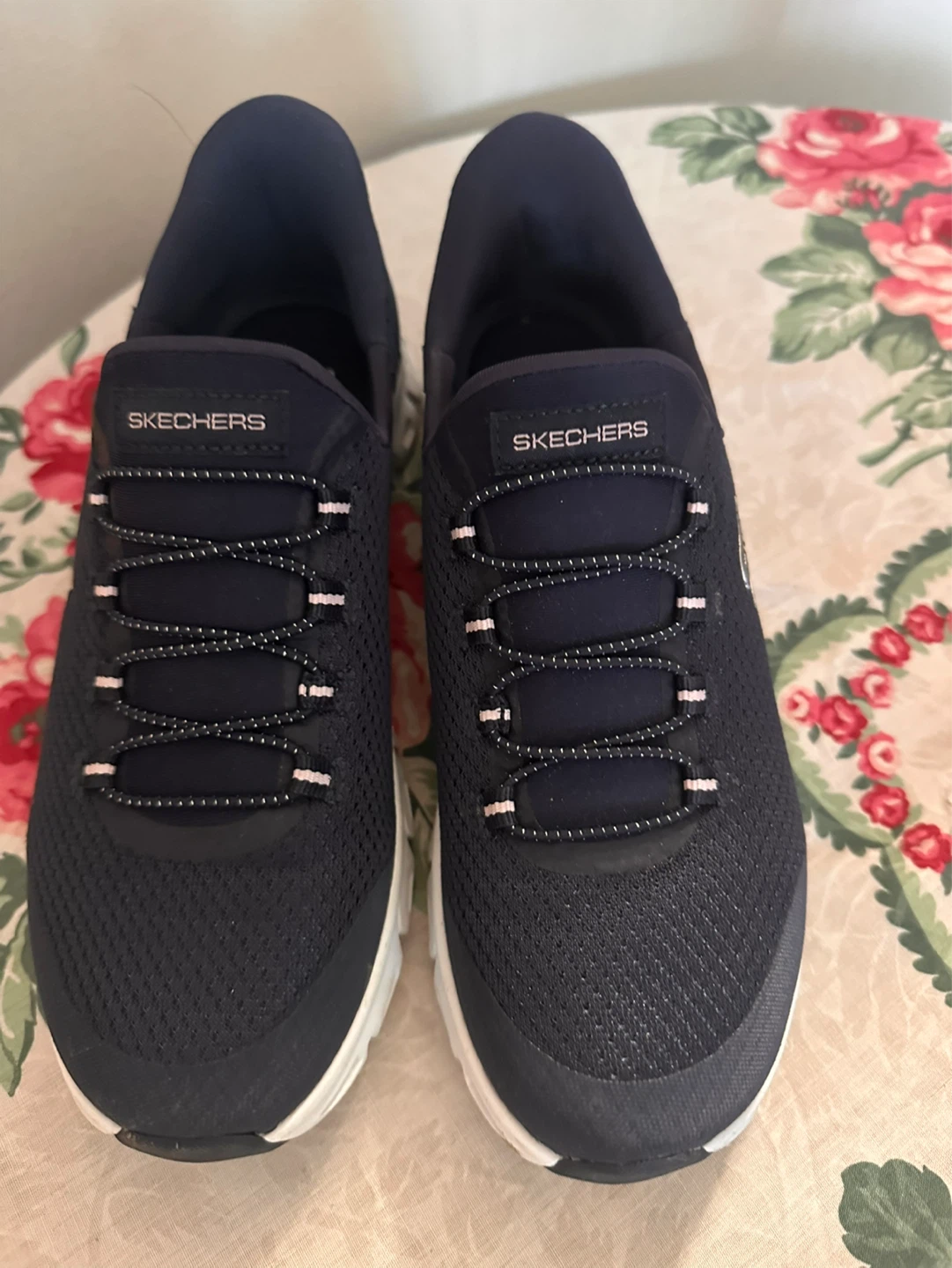 Skechers Slip-ins Women's Navy "Hands Free" Athletic Shoes - photo 2
