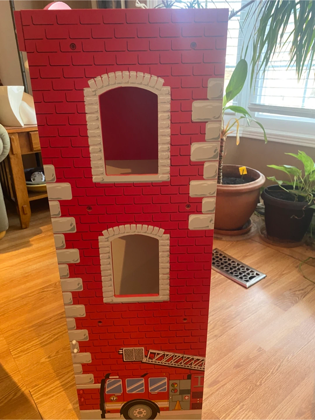 Wooden Children’s Bookshelf - Fire Truck Design - photo 2