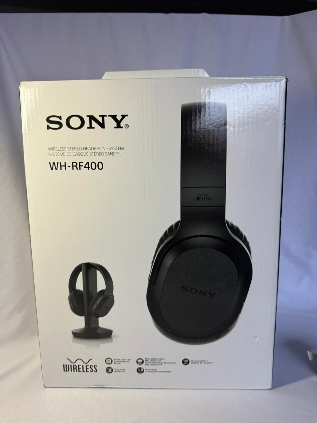 Sony WH-RF400 Wireless Stereo Headphones