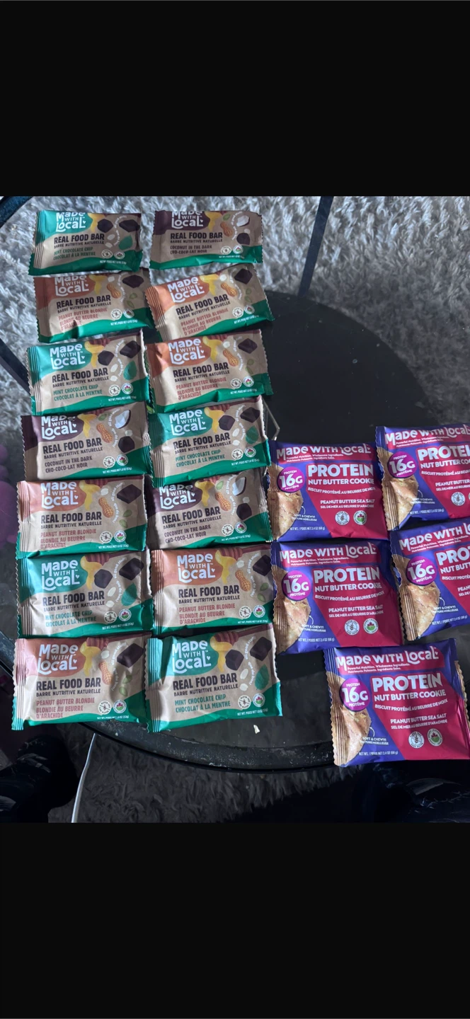 Made With Local Real Food Bars & Protein Bars