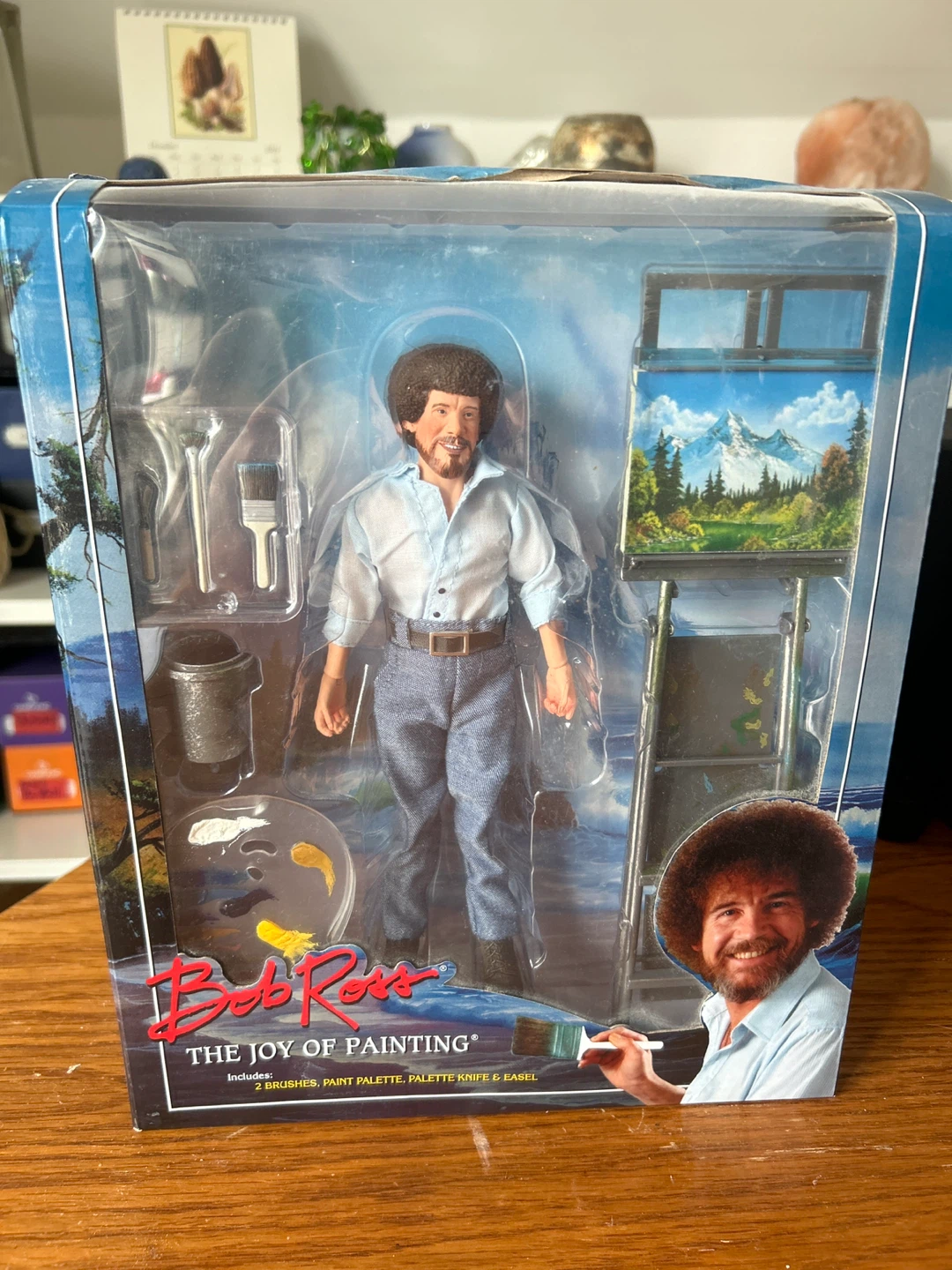 Bob Ross The Joy of Painting Action Figure with Accessories