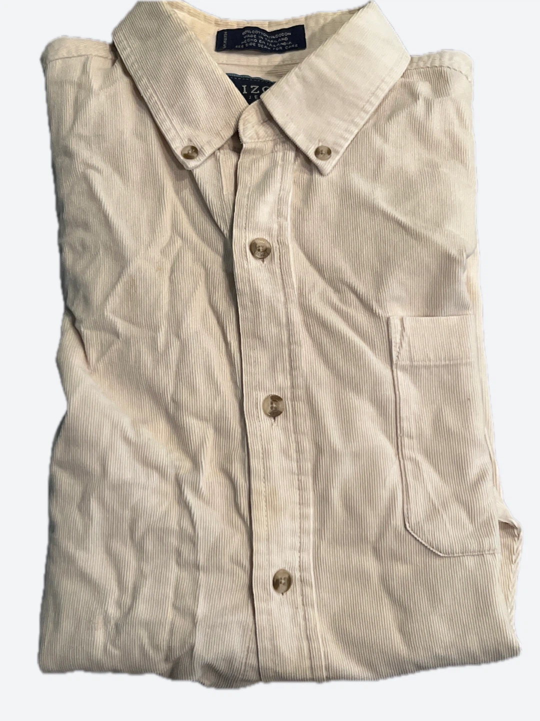 Youth IZOD Jeans Corduroy Button-Down Shirt XL