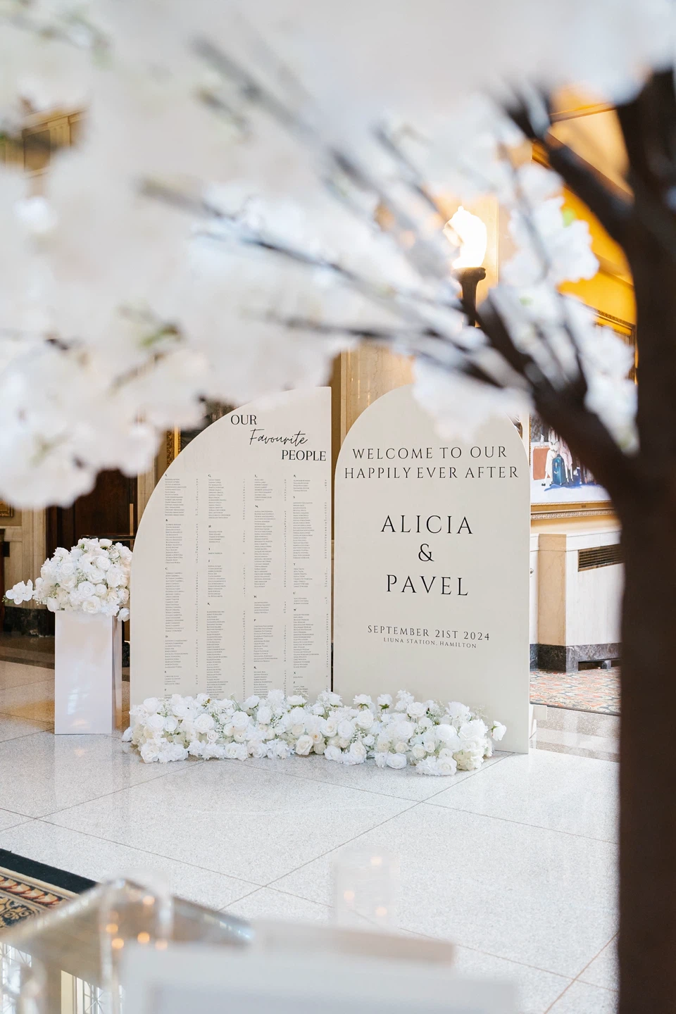 Custom Wedding Welcome Sign and Seating Chart - photo 2