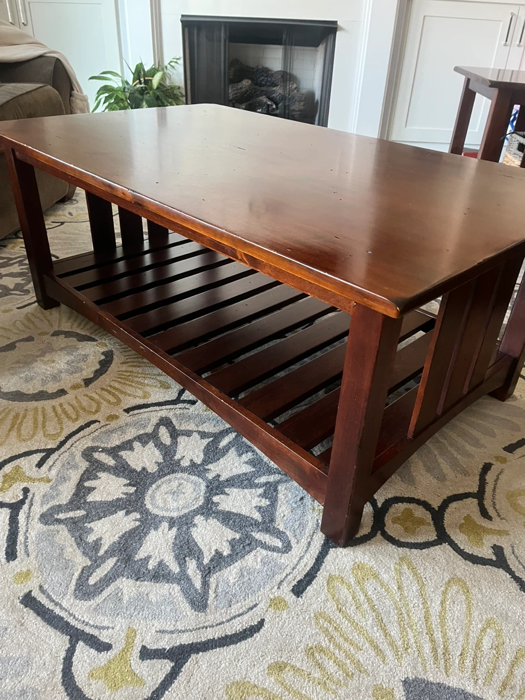 Walter E Smithe Wooden Coffee Table