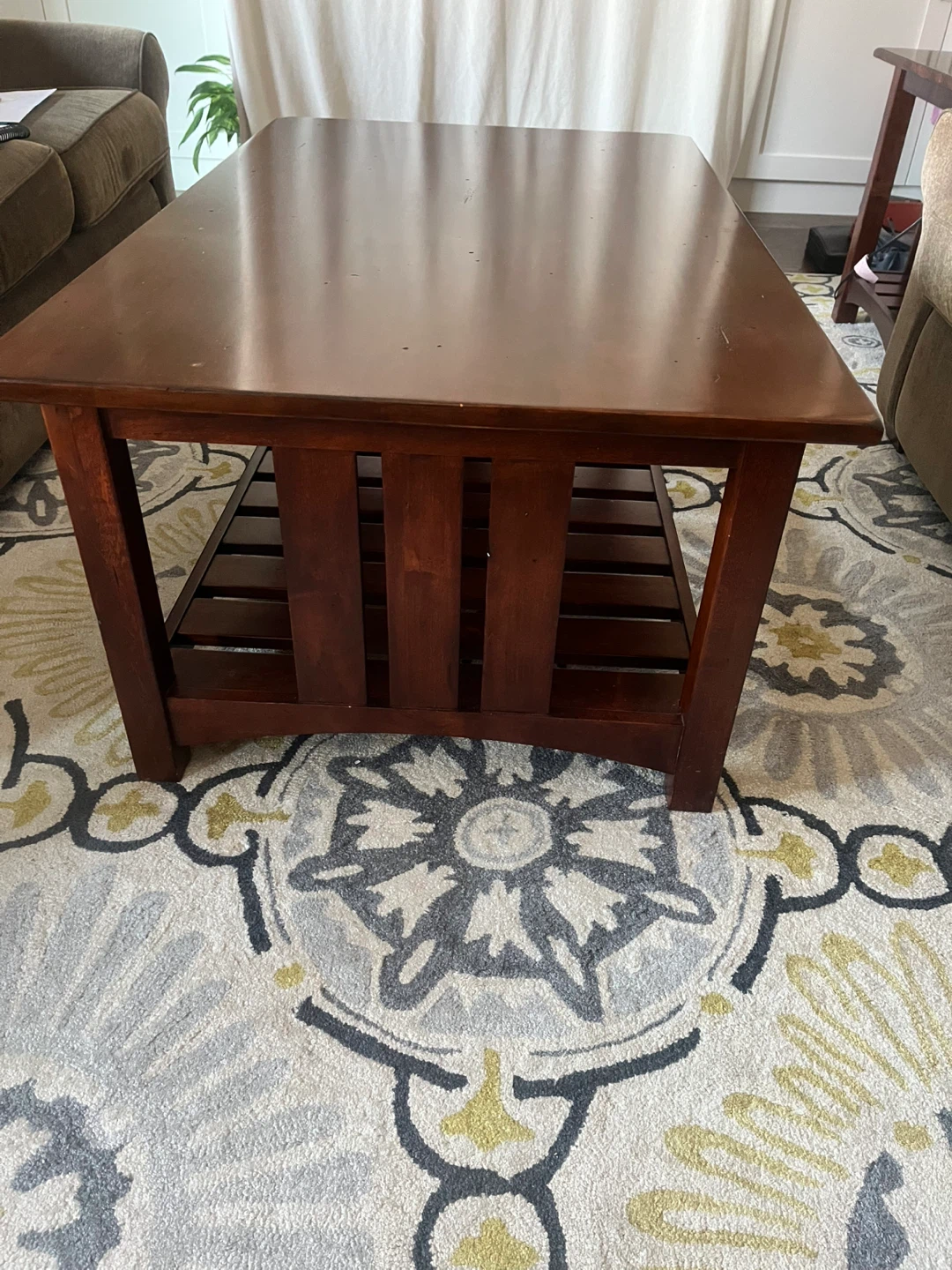 Walter E Smithe Wooden Coffee Table - photo 2