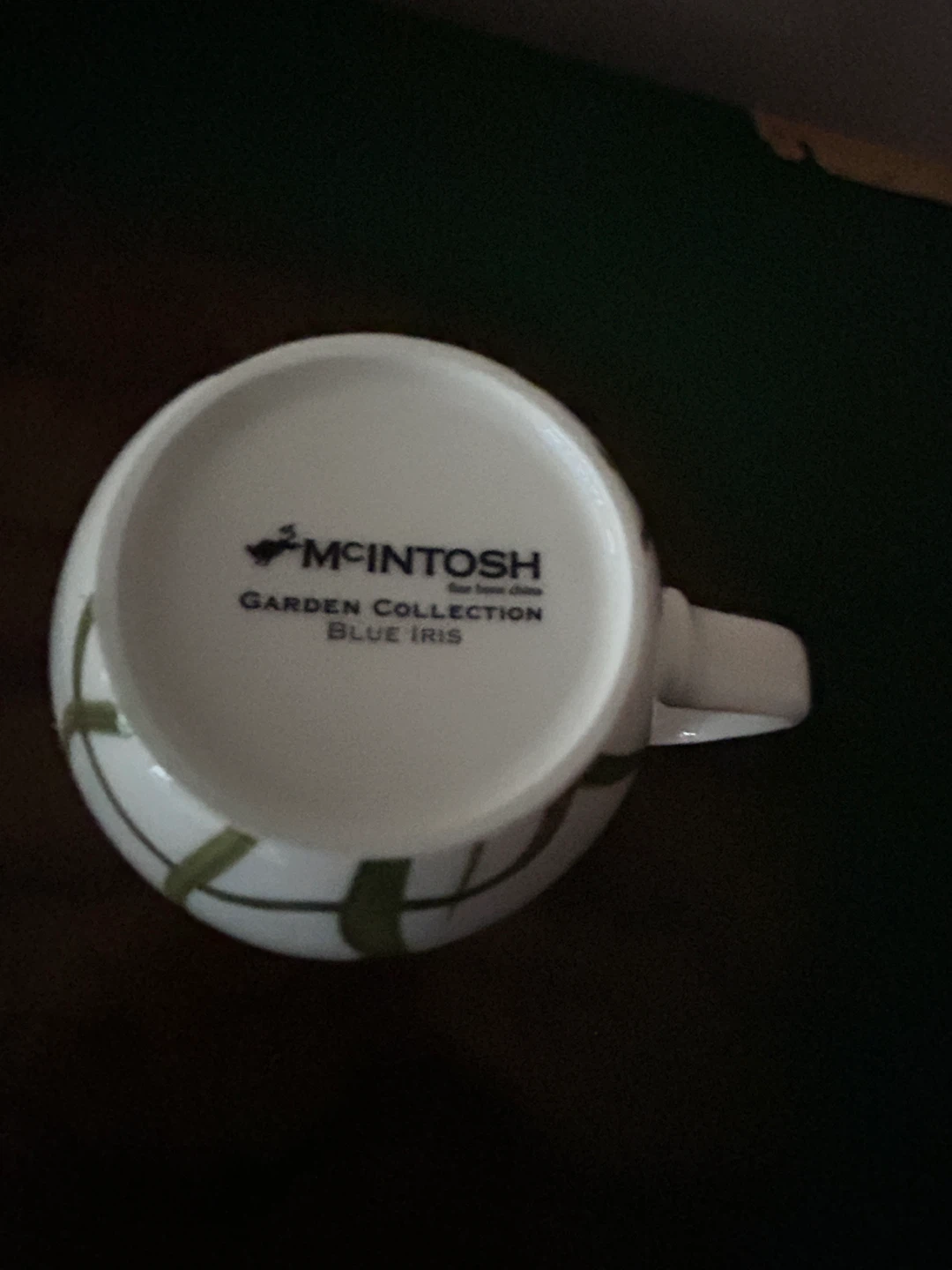 NEW Blue Iris Bone china coffee Mug - photo 2