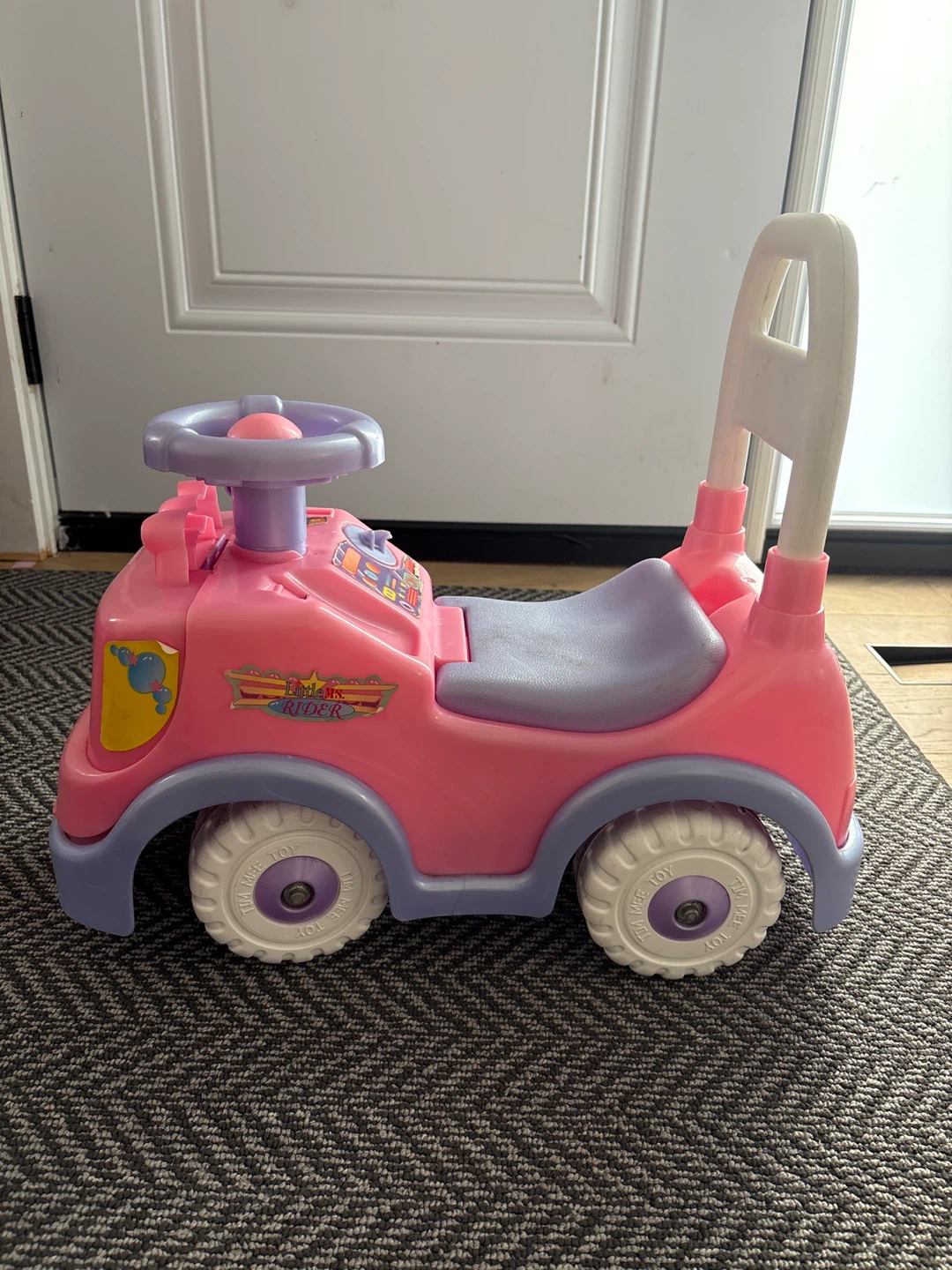 Pink Little Tikes Ride 'n Go Walker Toy Car