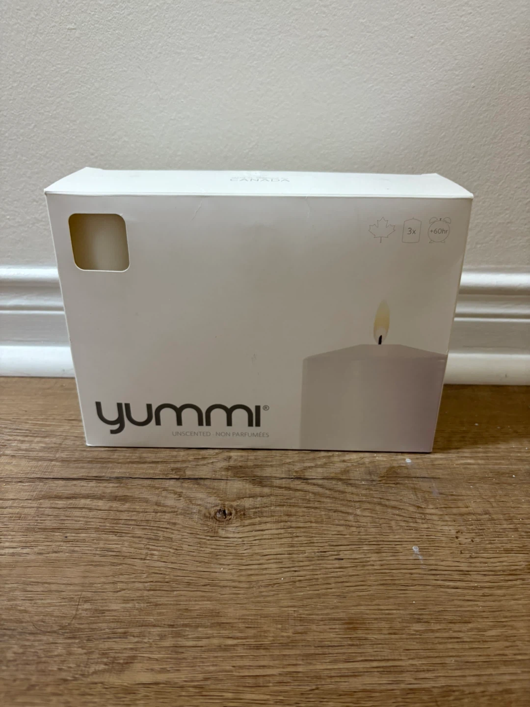 YUMMI Pillar Candle - Unscented White