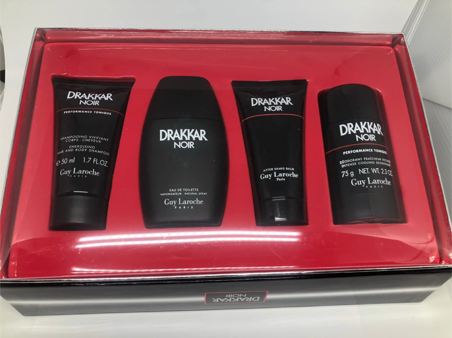 Vintage Guy Laroche Drakkar Noir Men's Gift Set