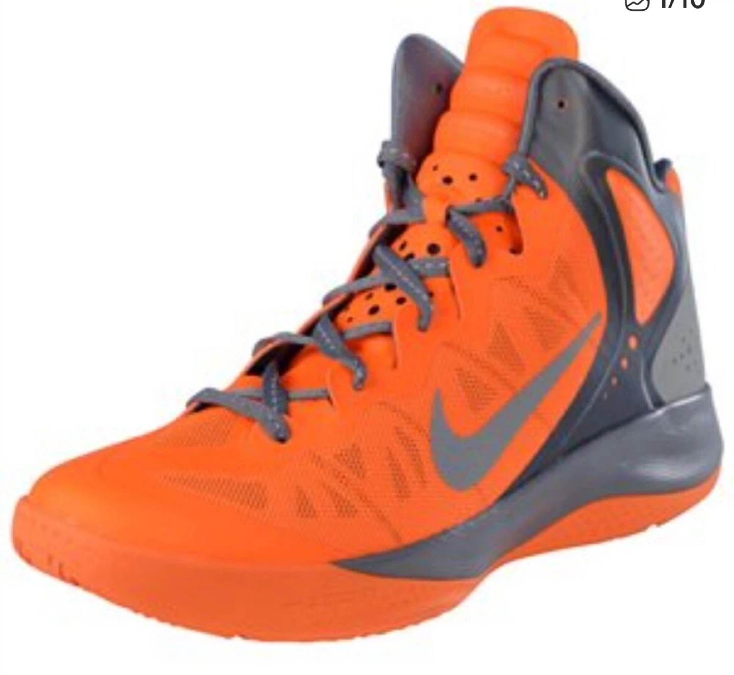 Nike Zoom Enforcer PE Basketball Shoes - Orange/Grey