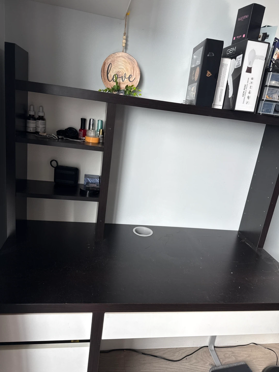 Dark Wood Desk - photo 3