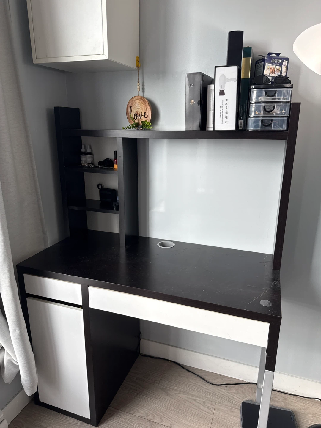 Dark Wood Desk - photo 2