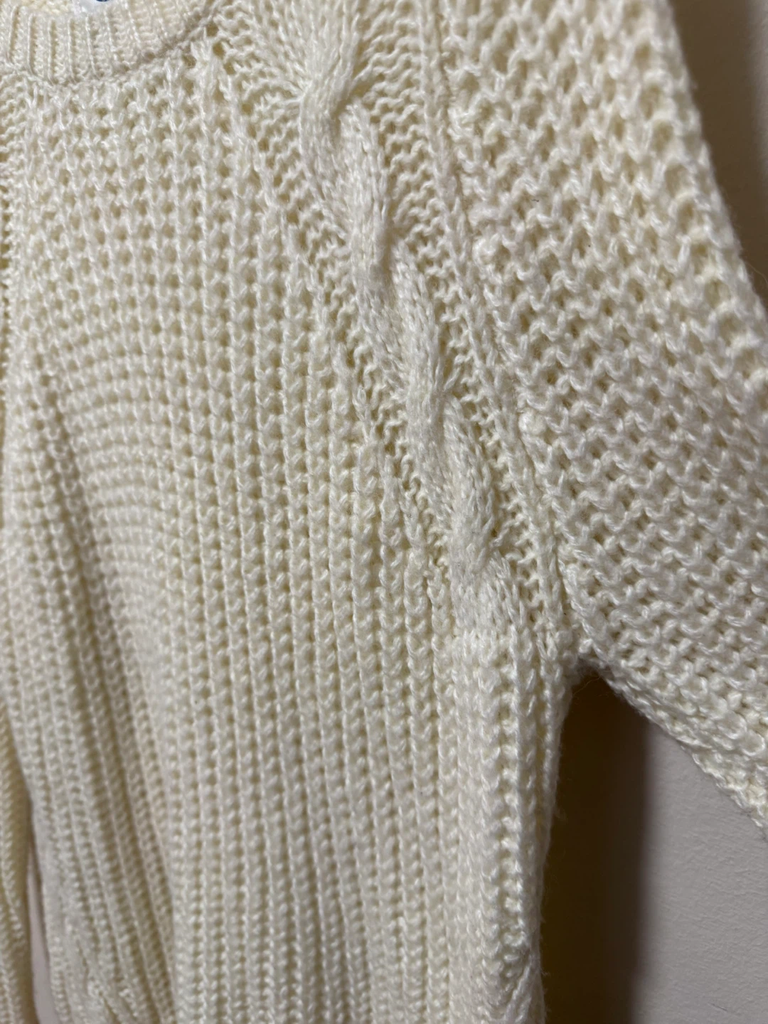 Old Navy Cream Cable Knit Sweater - photo 4