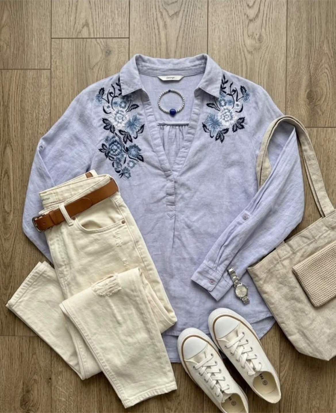 Embroidered Blend Shirt - Women's small - photo 2