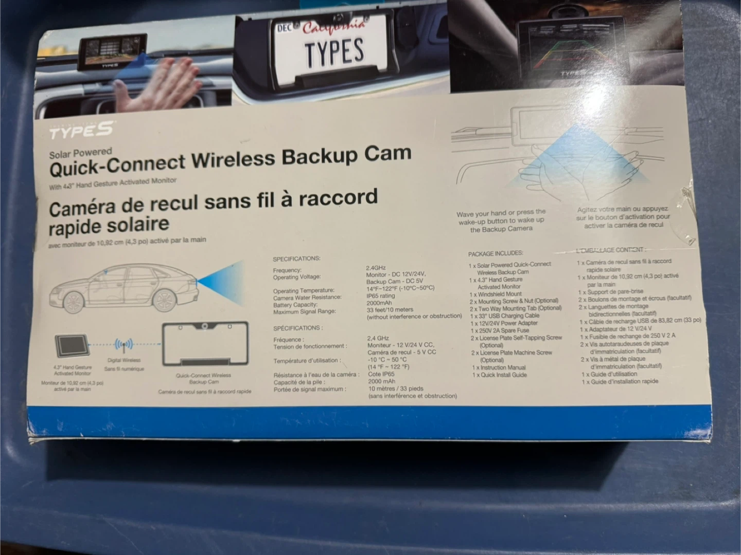TYPES Solar Powered Quick-Connect Wireless Backup Camera - photo 2