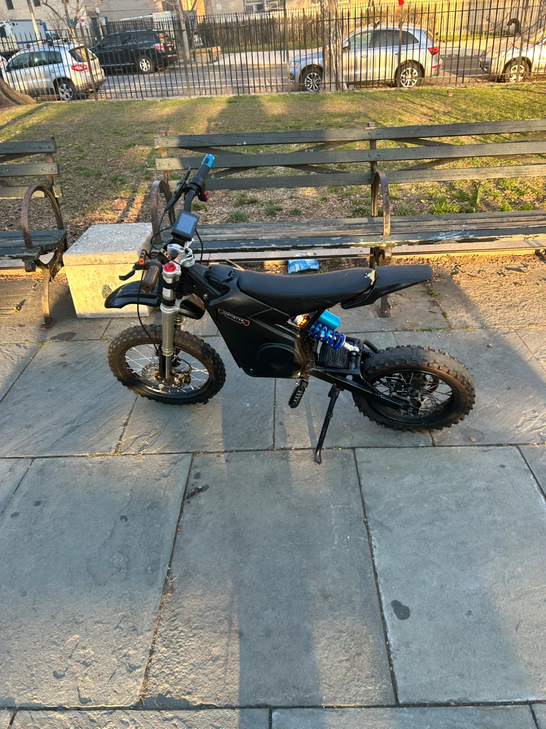 Black Electric Dirt Bike