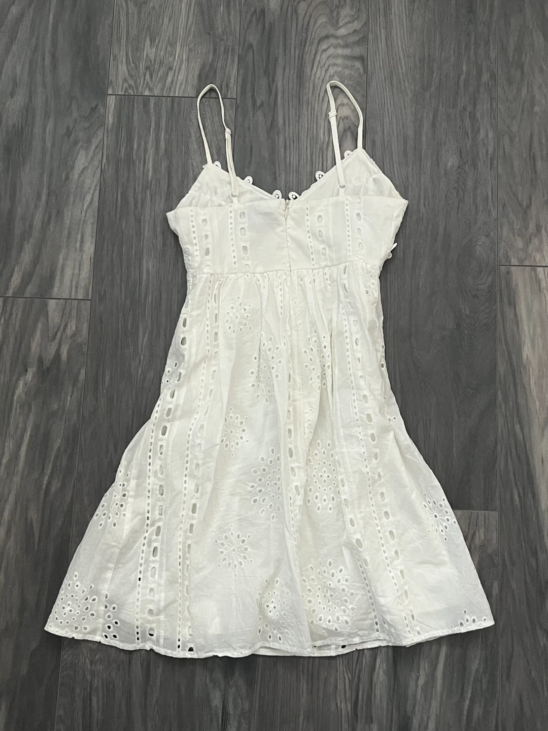 White Summer Floral Designed Mini Dress I Women - photo 5
