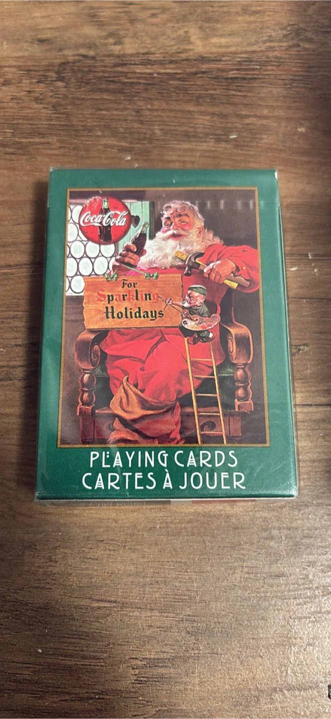 Coca-Cola Shower Curtain Hooks & Playing Cards Set - photo 3
