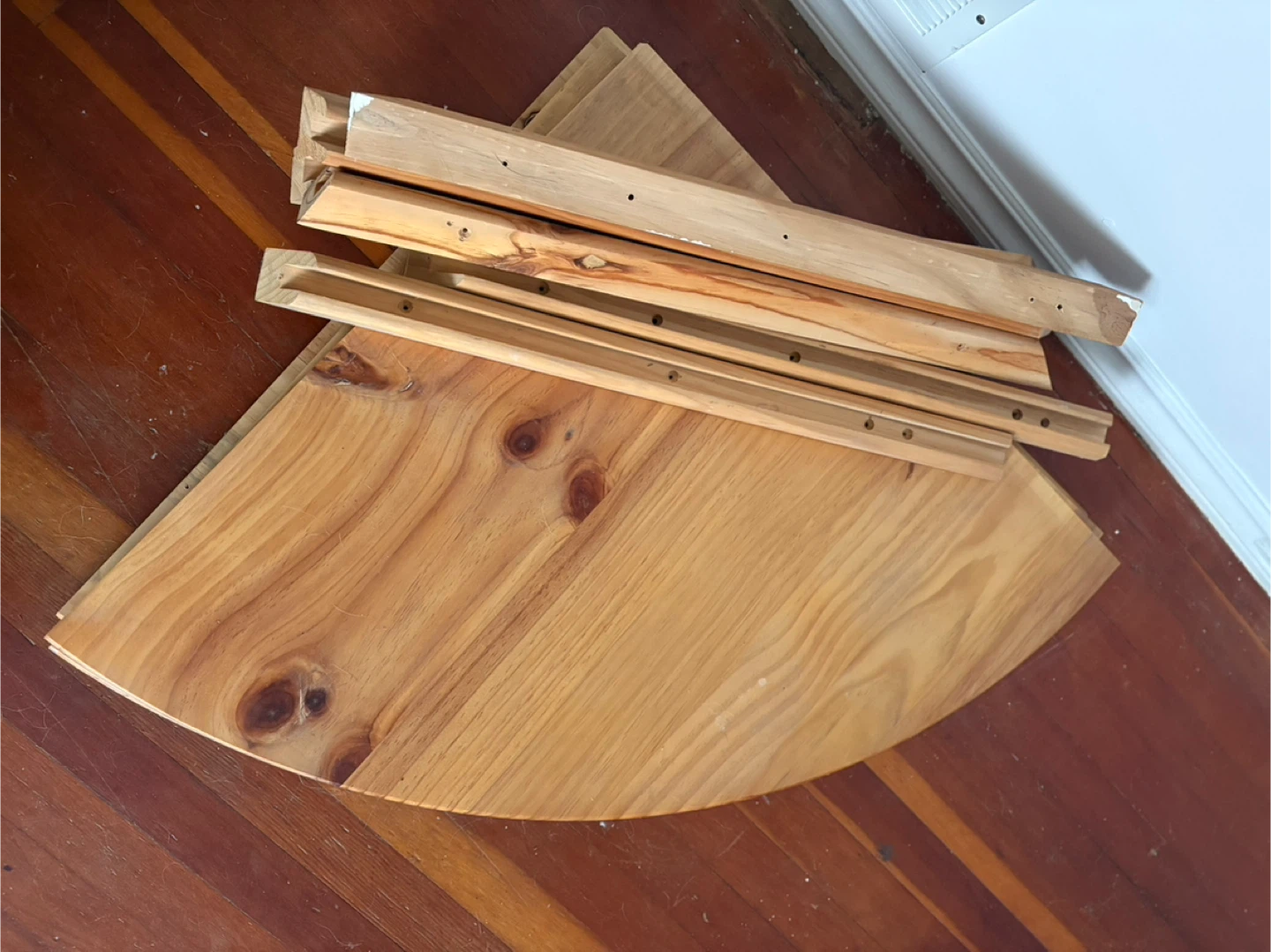 Wooden Corner Shelf - photo 2
